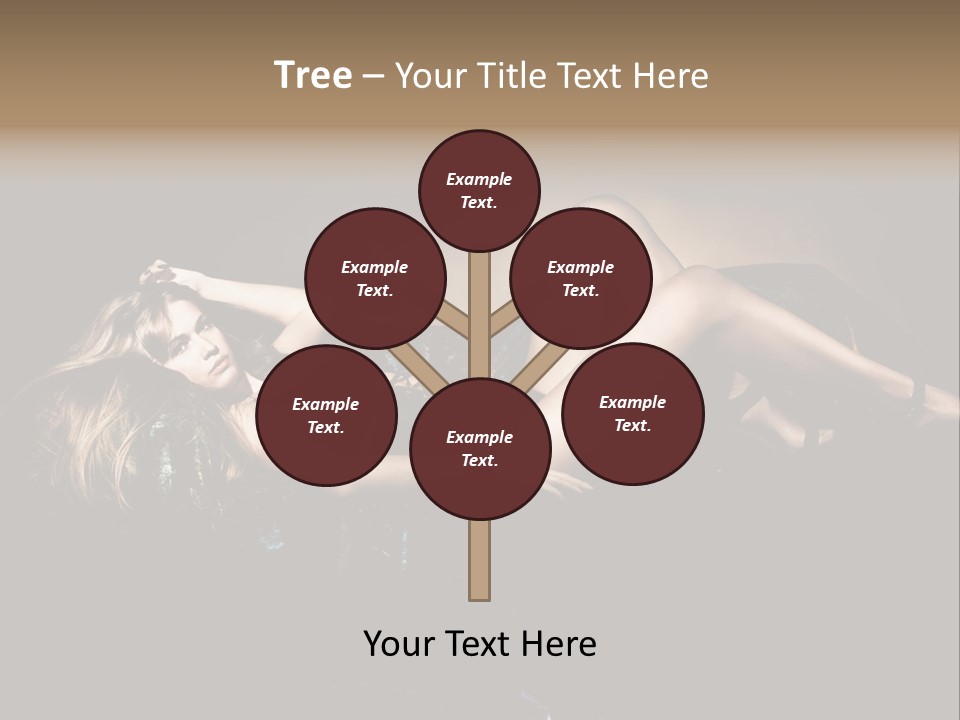 Leisure Figure Lascivious PowerPoint Template