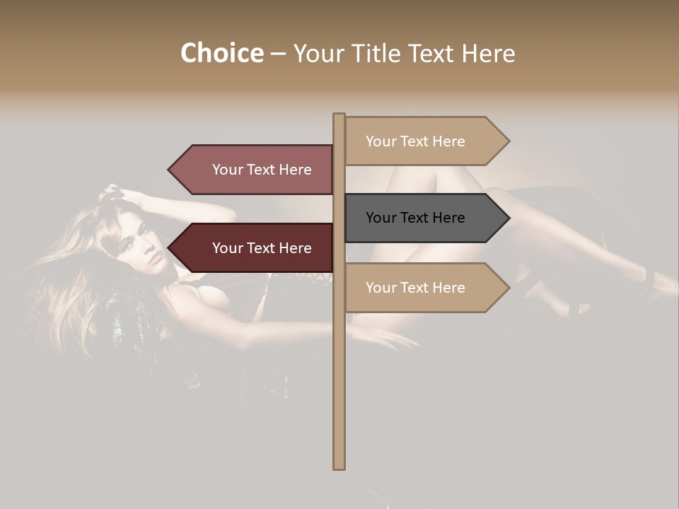 Leisure Figure Lascivious PowerPoint Template