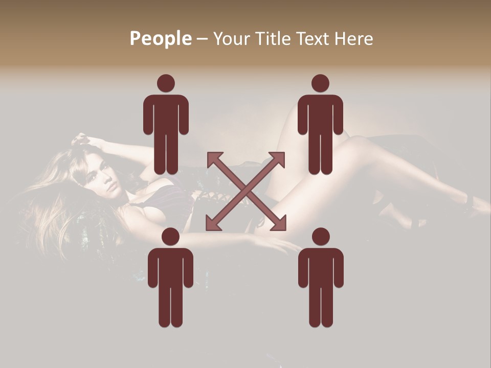 Leisure Figure Lascivious PowerPoint Template