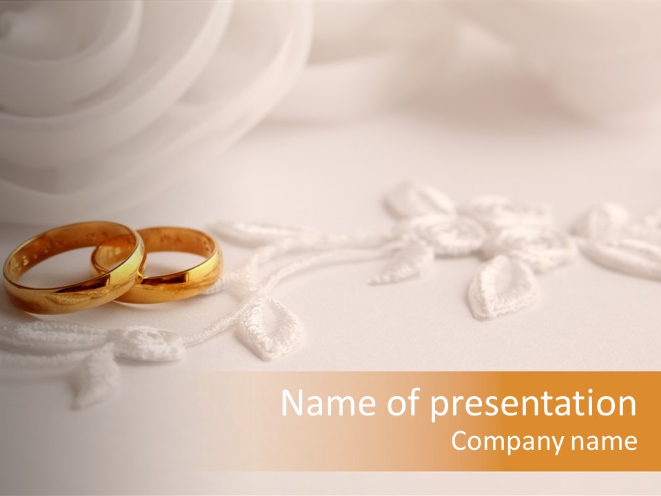 Bridal Copy Space Together PowerPoint Template