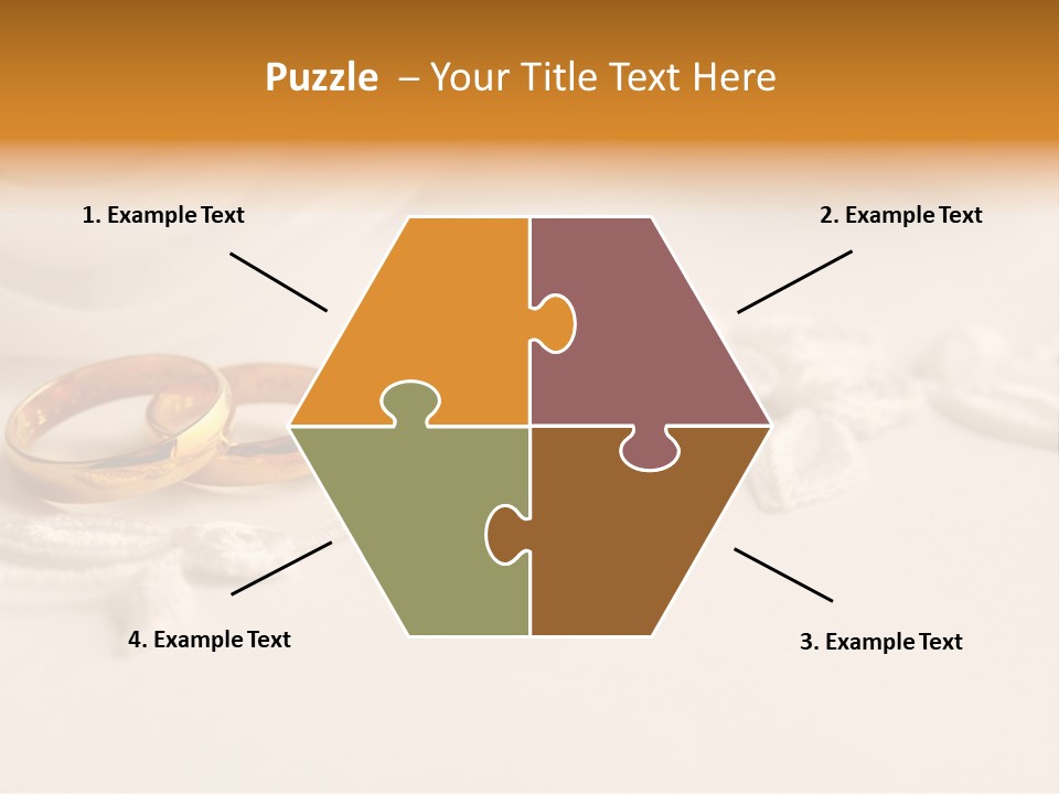 Bridal Copy Space Together PowerPoint Template