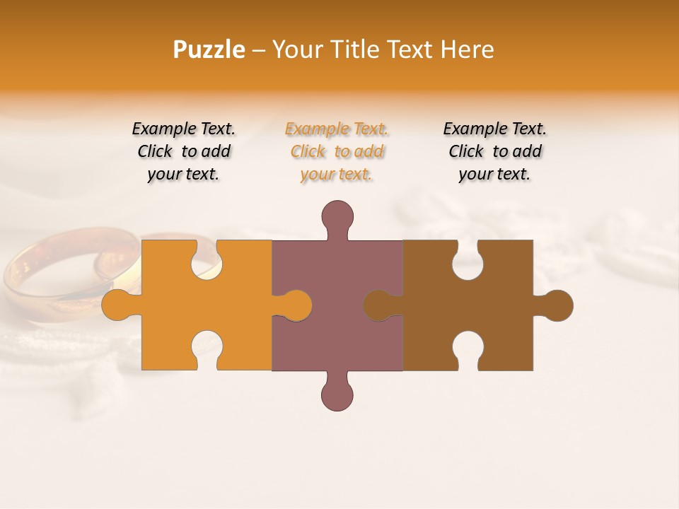 Bridal Copy Space Together PowerPoint Template