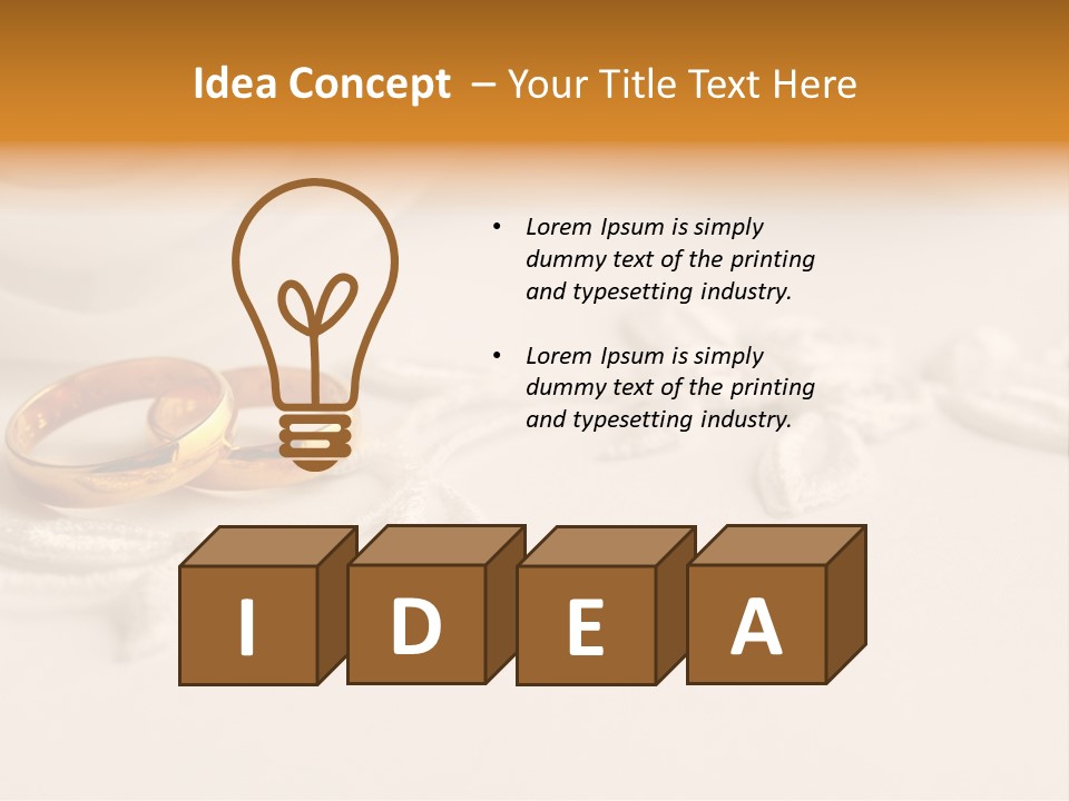 Bridal Copy Space Together PowerPoint Template