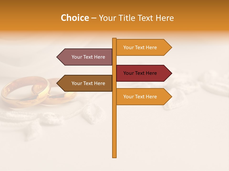 Bridal Copy Space Together PowerPoint Template