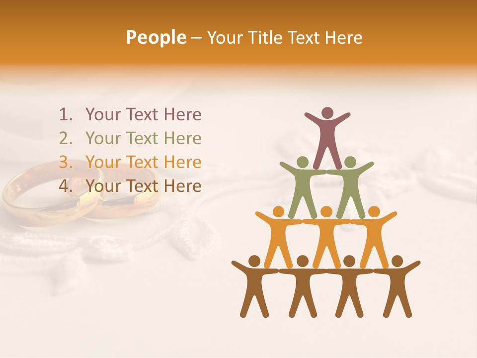 Bridal Copy Space Together PowerPoint Template