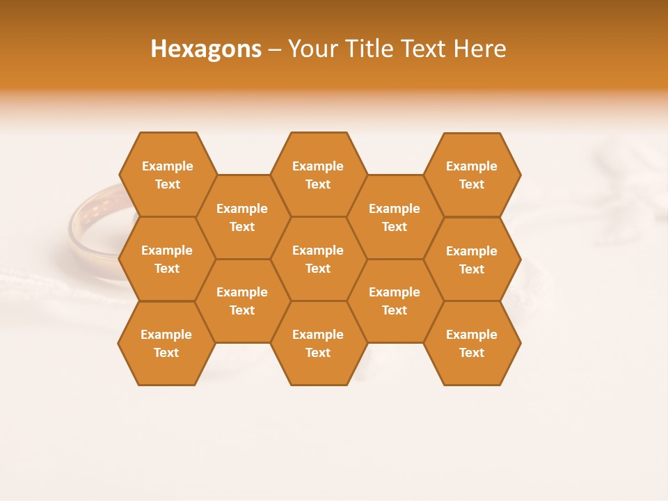 Golden Pair White PowerPoint Template