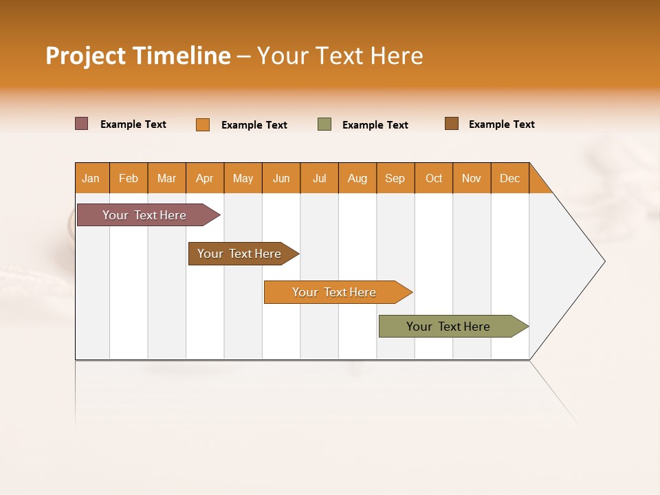 Golden Pair White PowerPoint Template