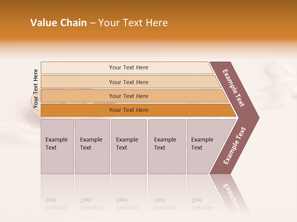Golden Pair White PowerPoint Template