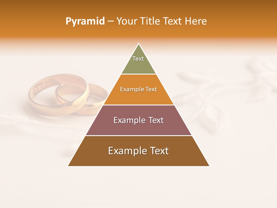 Golden Pair White PowerPoint Template