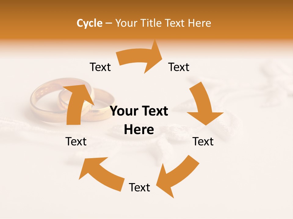 Golden Pair White PowerPoint Template