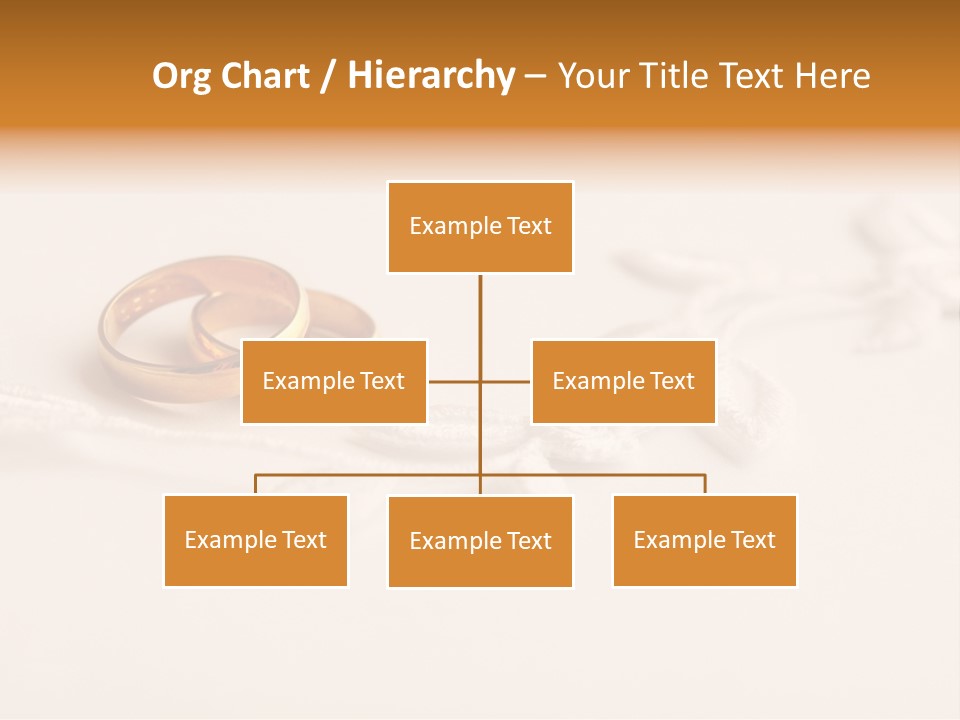 Golden Pair White PowerPoint Template
