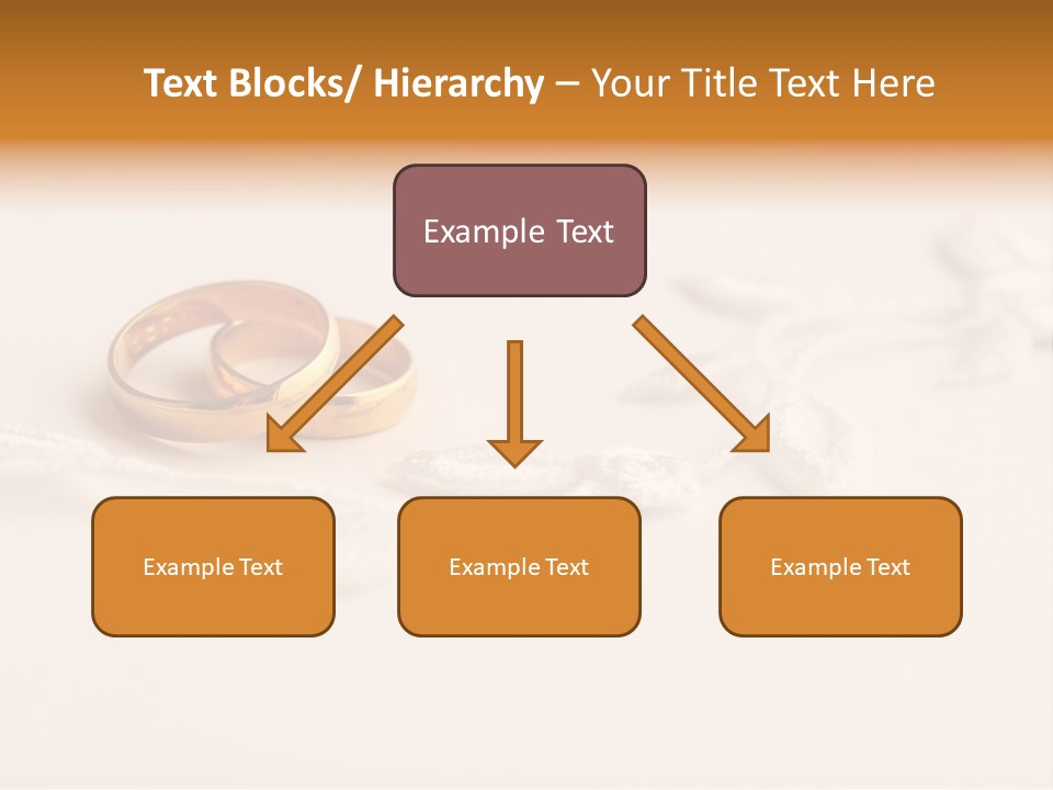 Golden Pair White PowerPoint Template