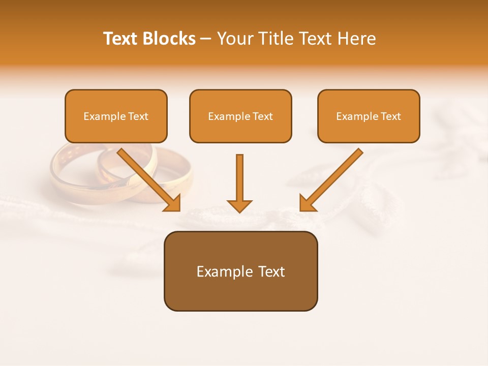 Golden Pair White PowerPoint Template