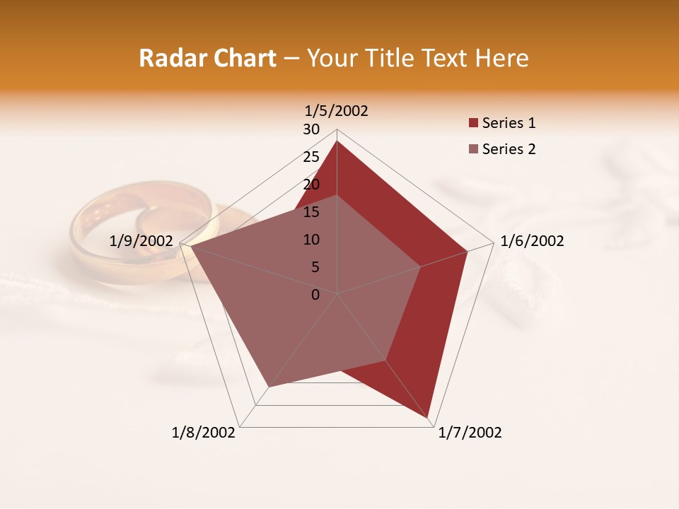 Golden Pair White PowerPoint Template