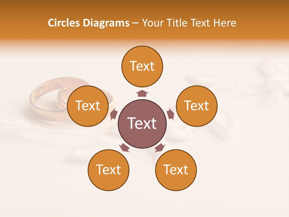 Golden Pair White PowerPoint Template