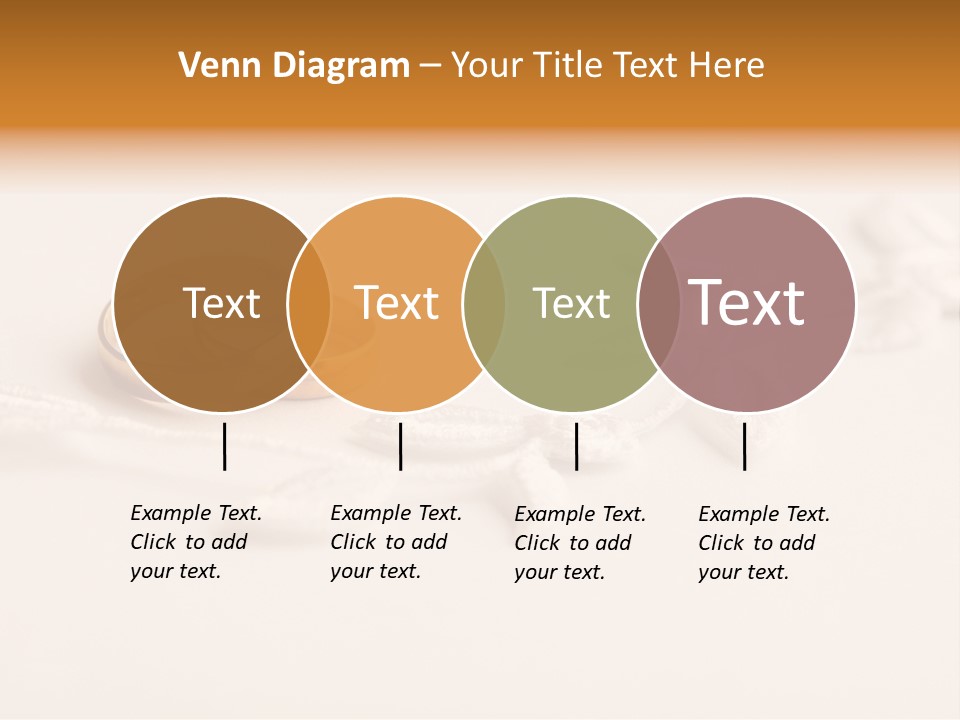 Golden Pair White PowerPoint Template