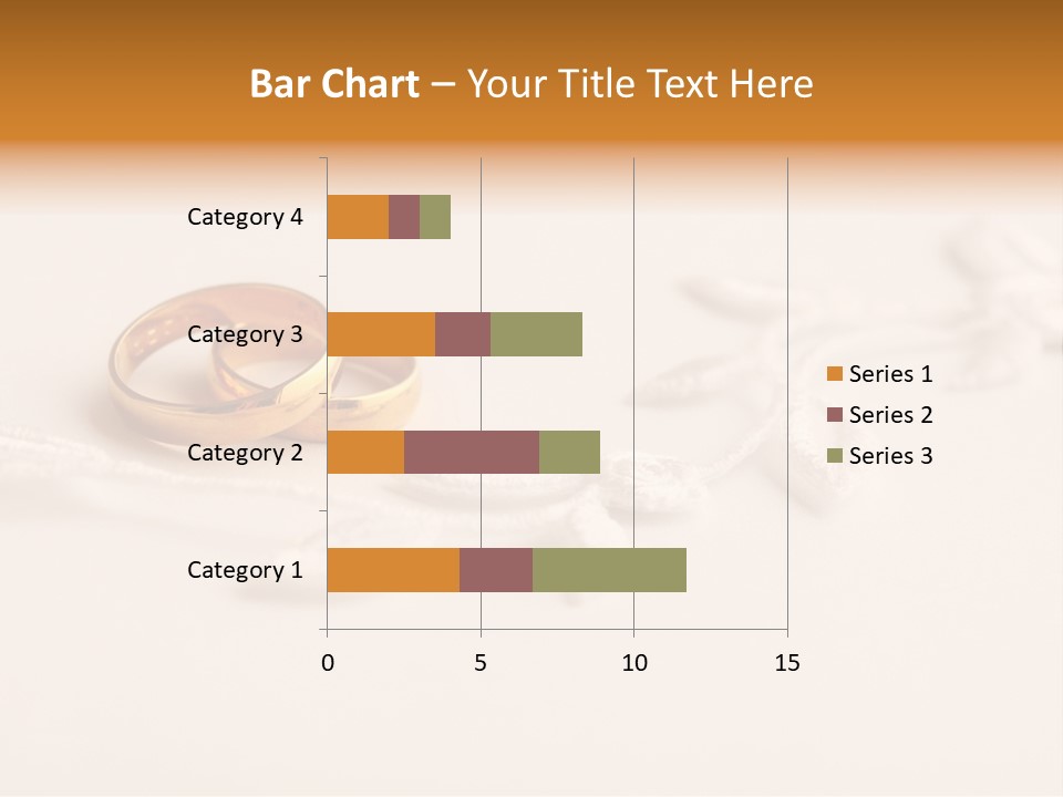 Golden Pair White PowerPoint Template