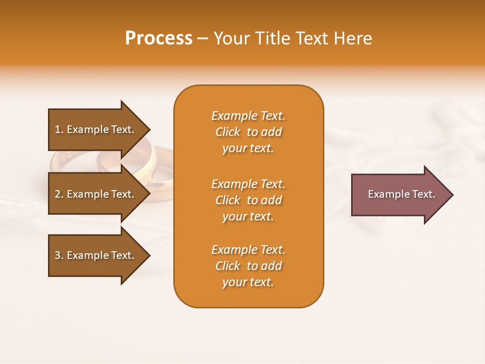 Golden Pair White PowerPoint Template