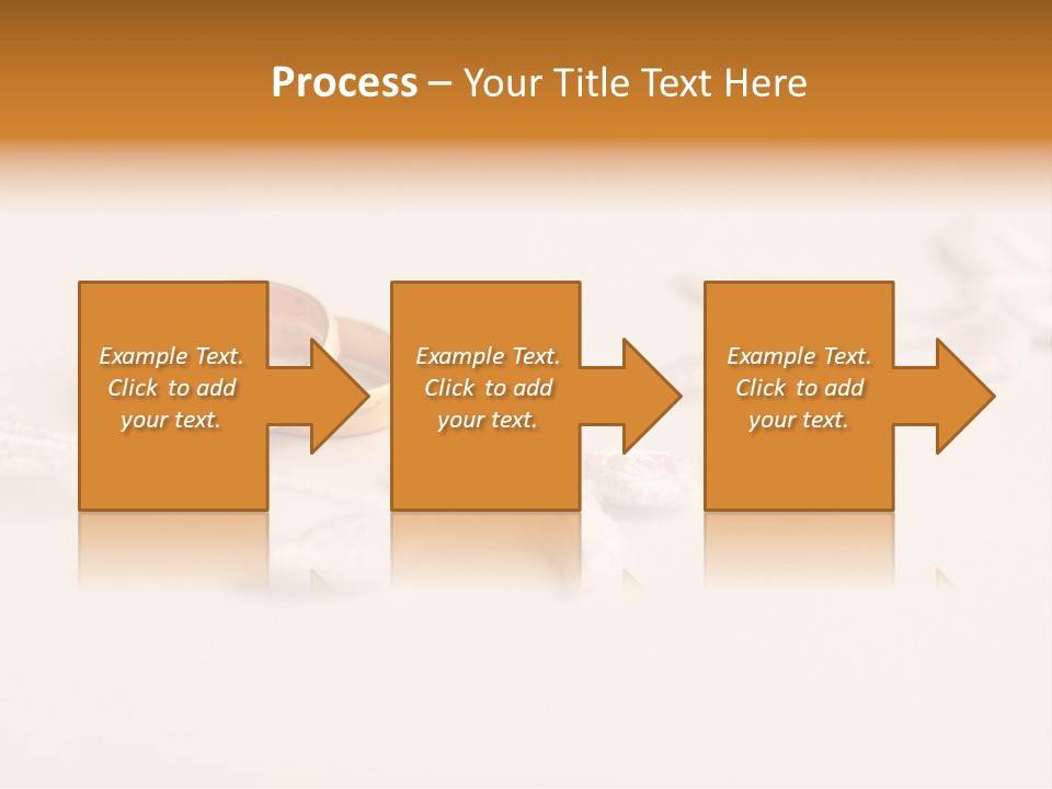 Golden Pair White PowerPoint Template