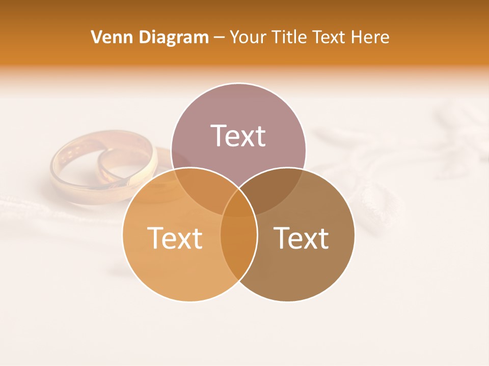 Golden Pair White PowerPoint Template