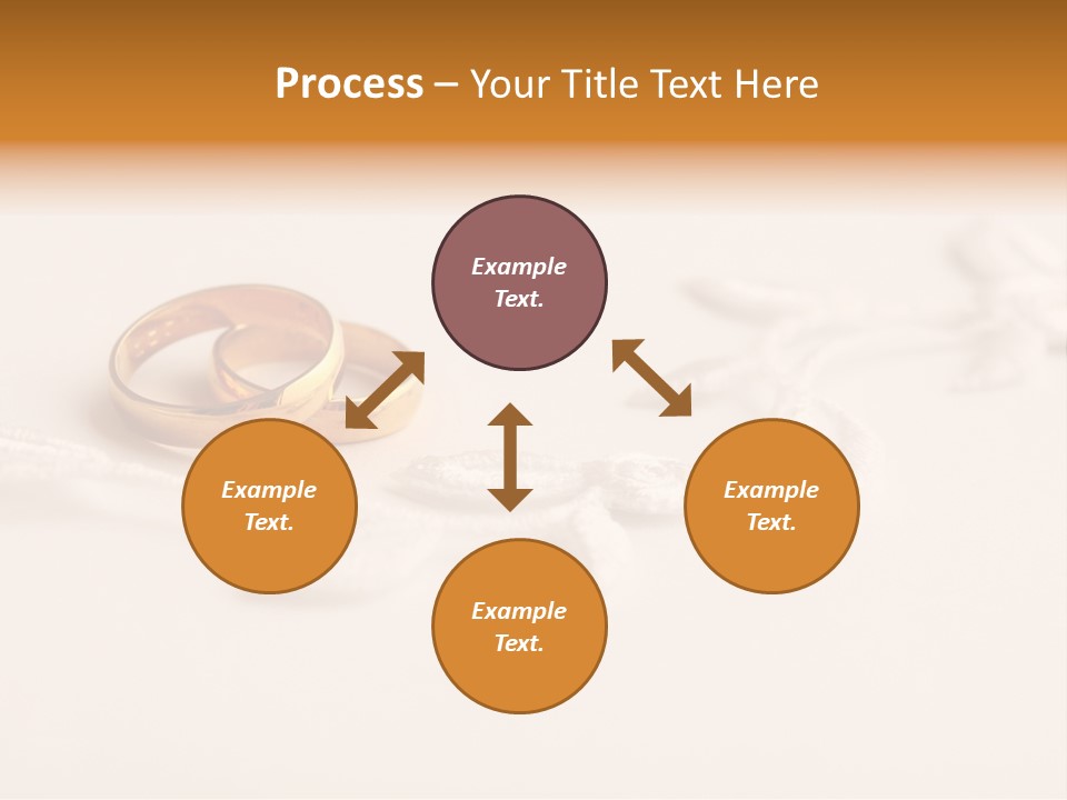 Golden Pair White PowerPoint Template