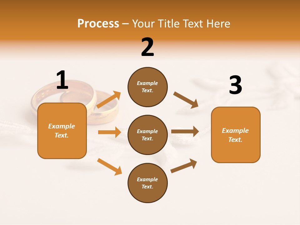 Golden Pair White PowerPoint Template