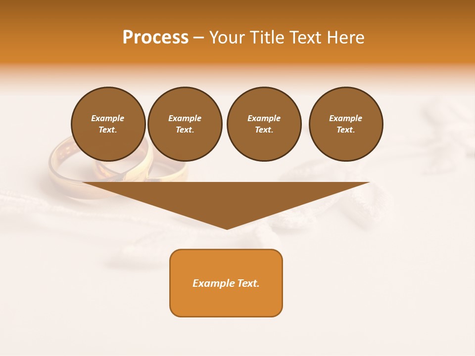 Golden Pair White PowerPoint Template