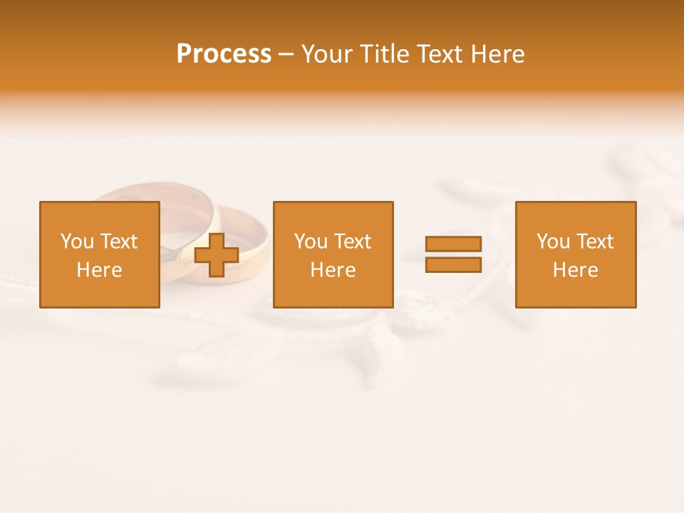 Golden Pair White PowerPoint Template