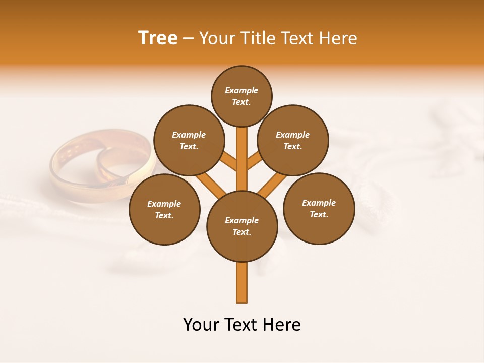 Golden Pair White PowerPoint Template