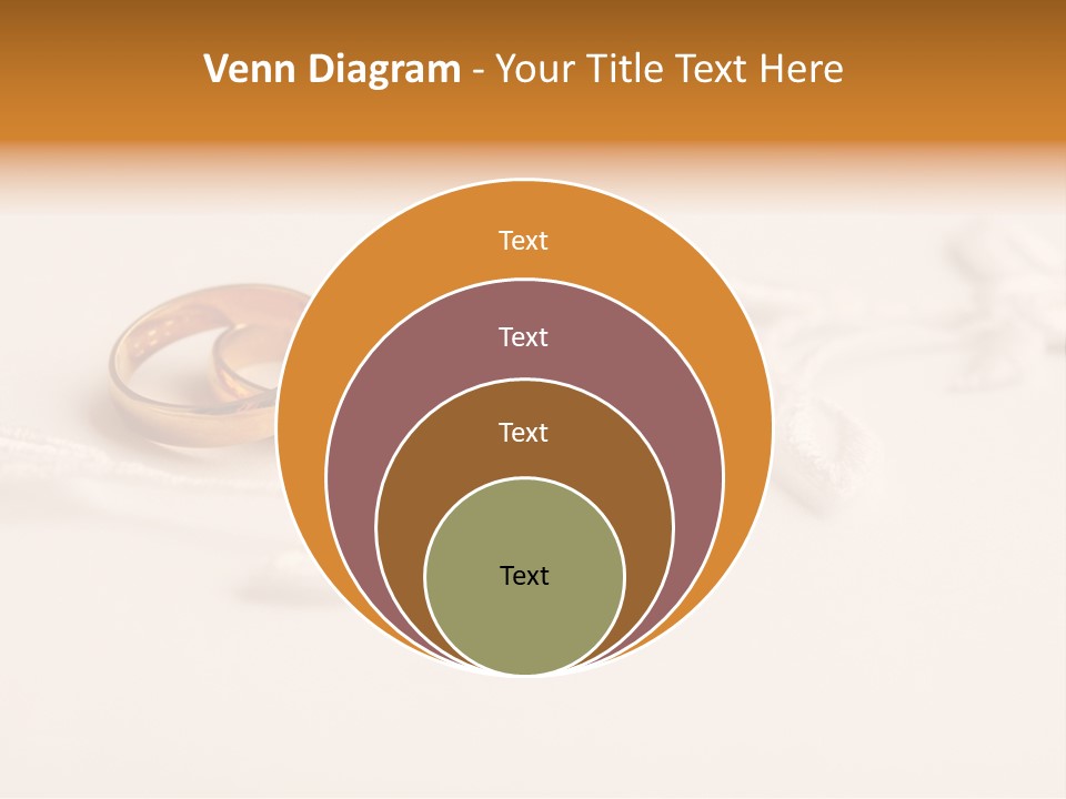 Golden Pair White PowerPoint Template