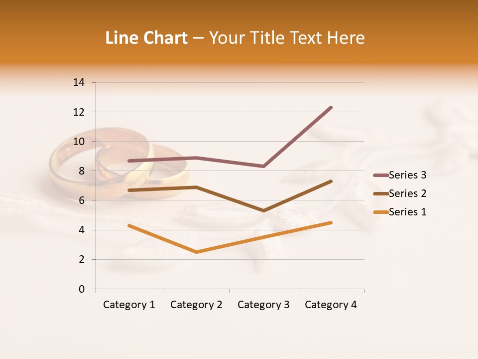 Golden Pair White PowerPoint Template