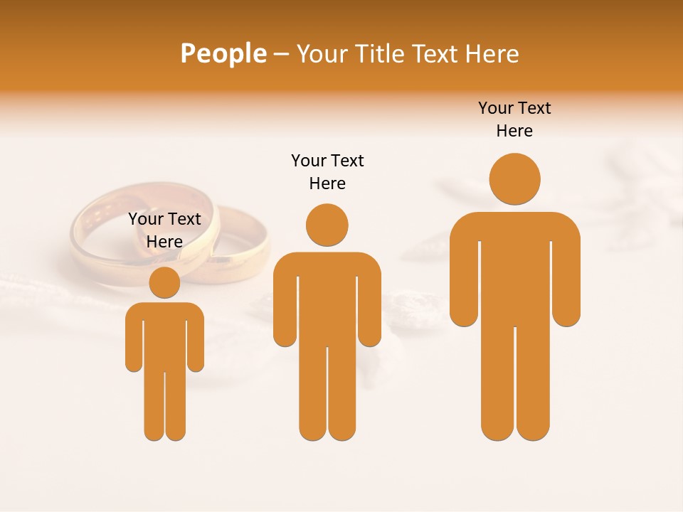 Golden Pair White PowerPoint Template