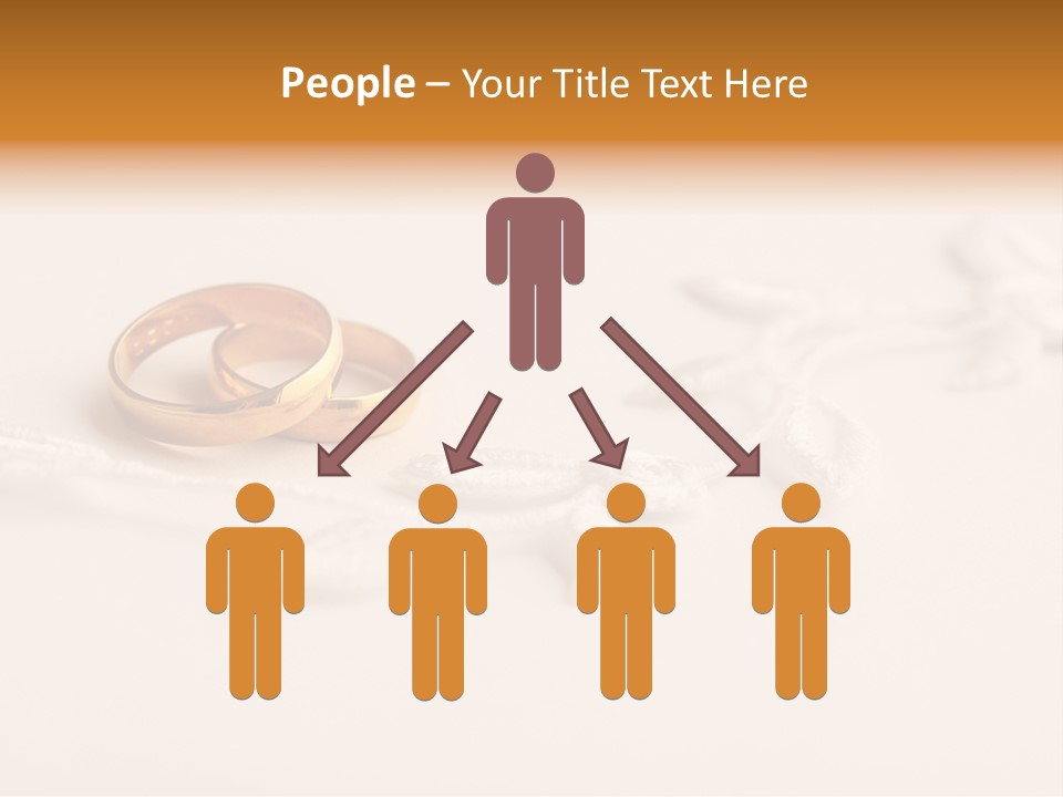 Golden Pair White PowerPoint Template