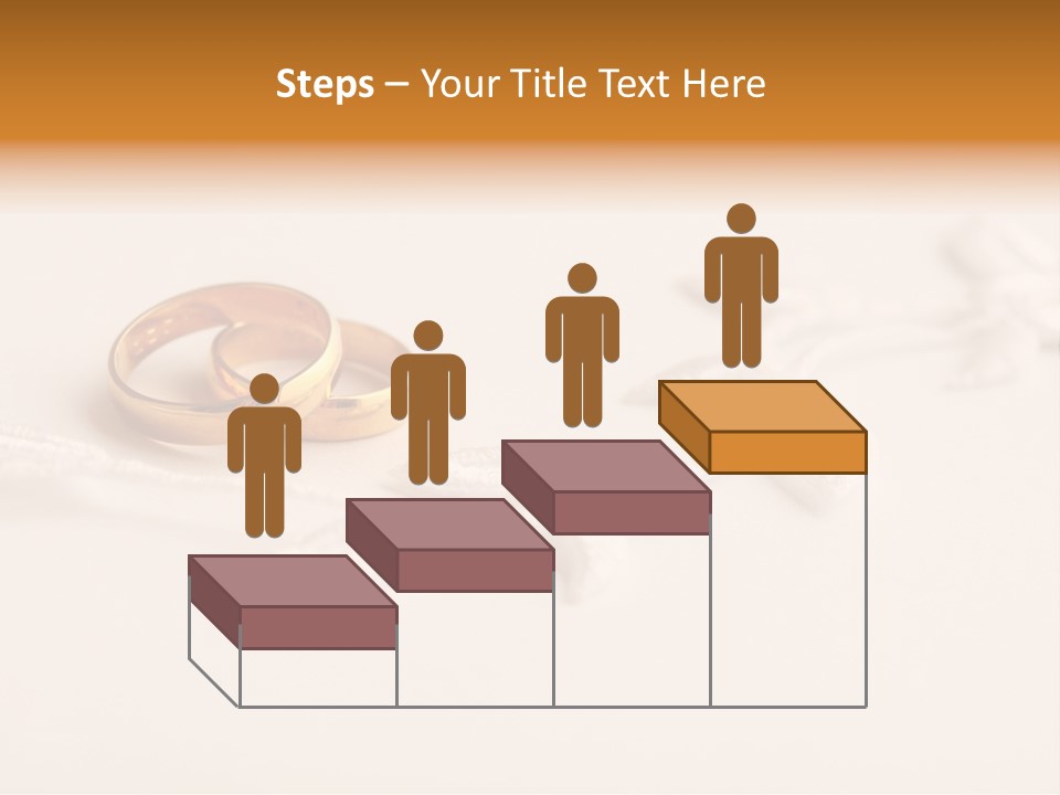 Golden Pair White PowerPoint Template