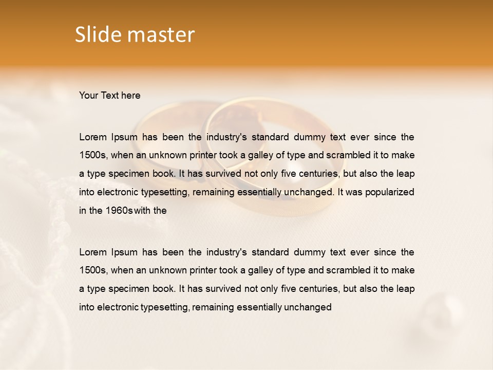 Marry Copy Space Together PowerPoint Template