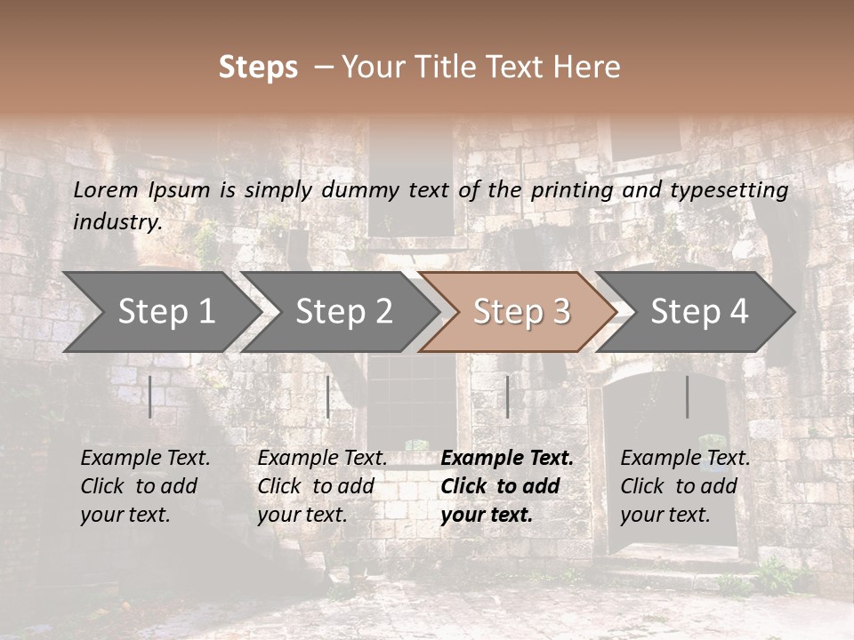 Indoor Building History PowerPoint Template
