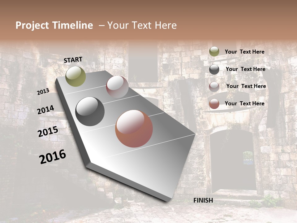 Indoor Building History PowerPoint Template