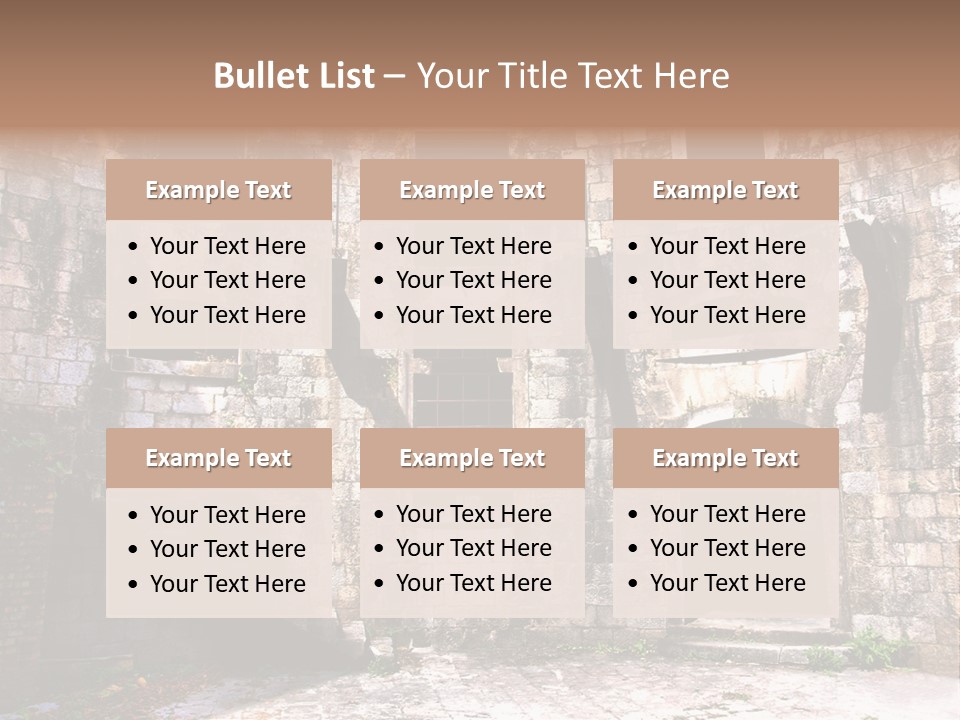 Indoor Building History PowerPoint Template