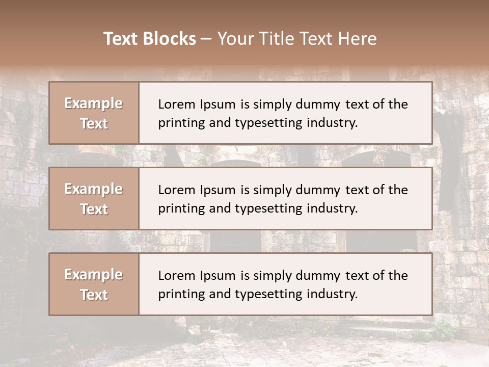 Indoor Building History PowerPoint Template