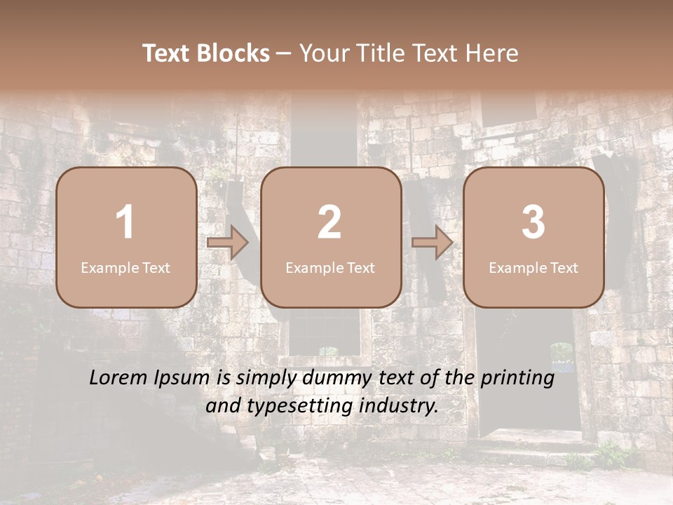 Indoor Building History PowerPoint Template
