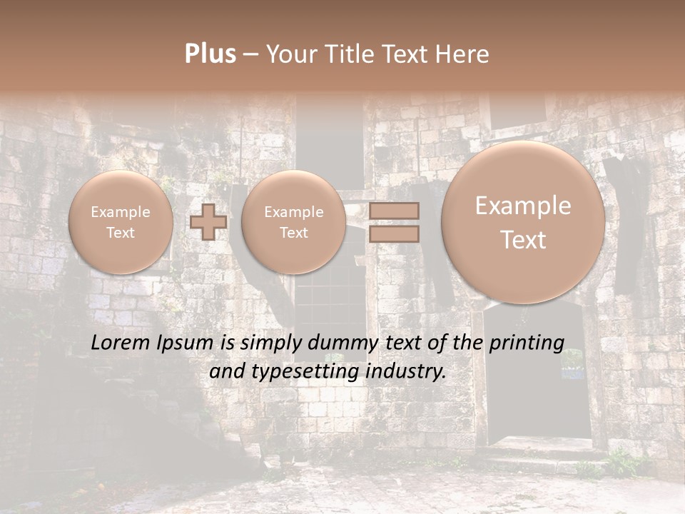Indoor Building History PowerPoint Template