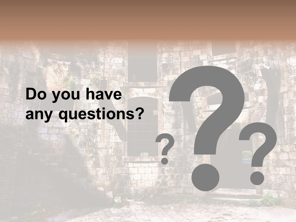 Indoor Building History PowerPoint Template