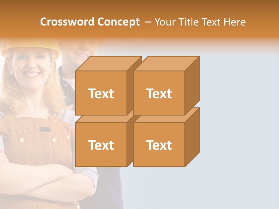 Carefree Symbol Red PowerPoint Template