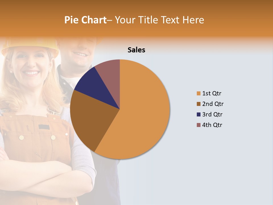 Carefree Symbol Red PowerPoint Template