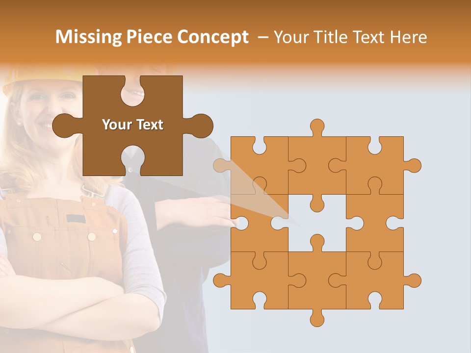 Carefree Symbol Red PowerPoint Template