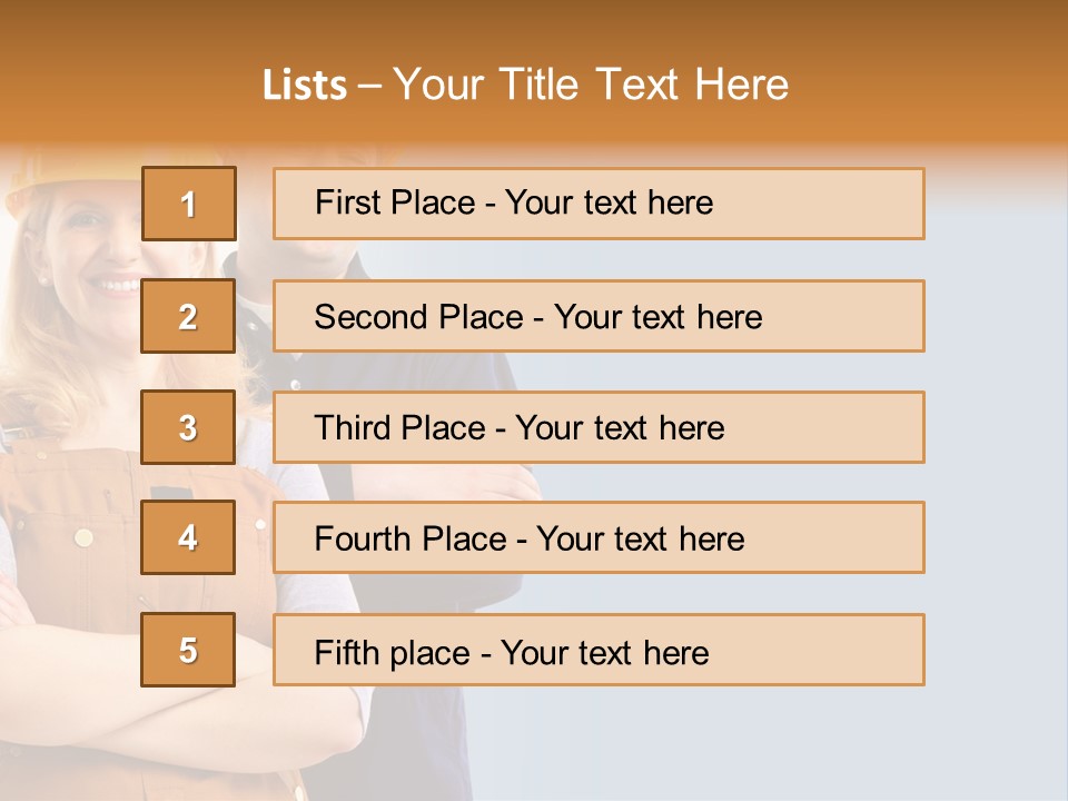 Carefree Symbol Red PowerPoint Template