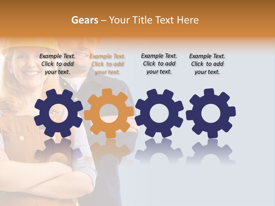 Carefree Symbol Red PowerPoint Template