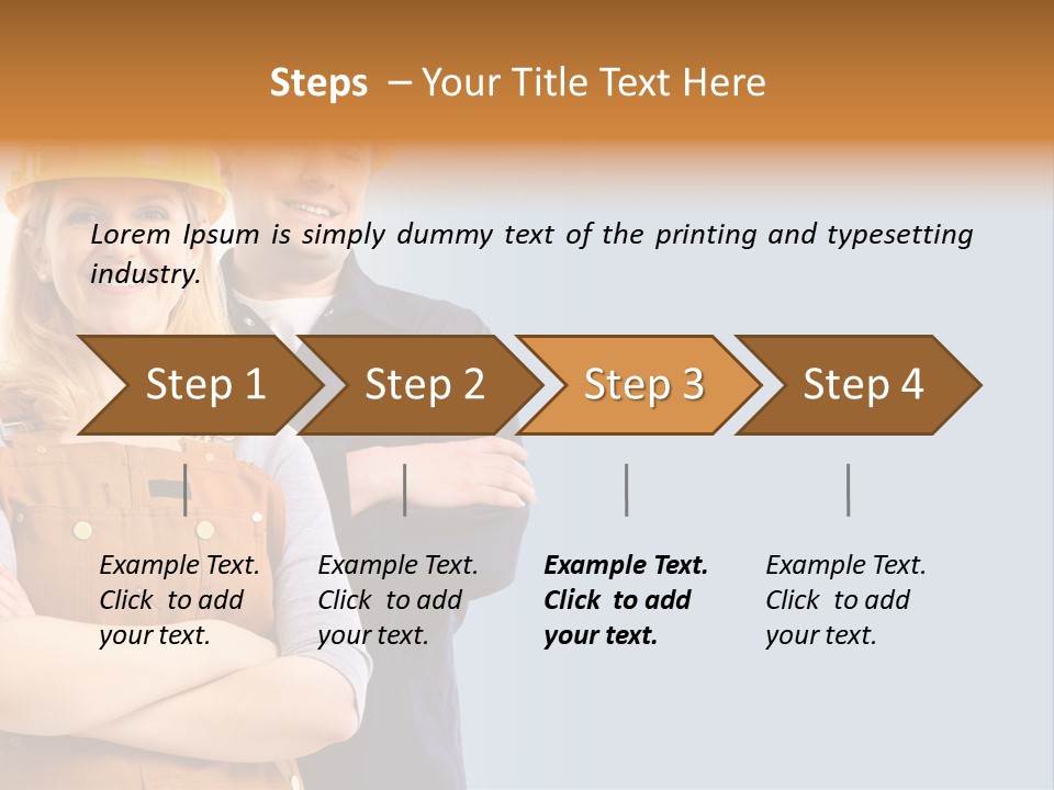 Carefree Symbol Red PowerPoint Template