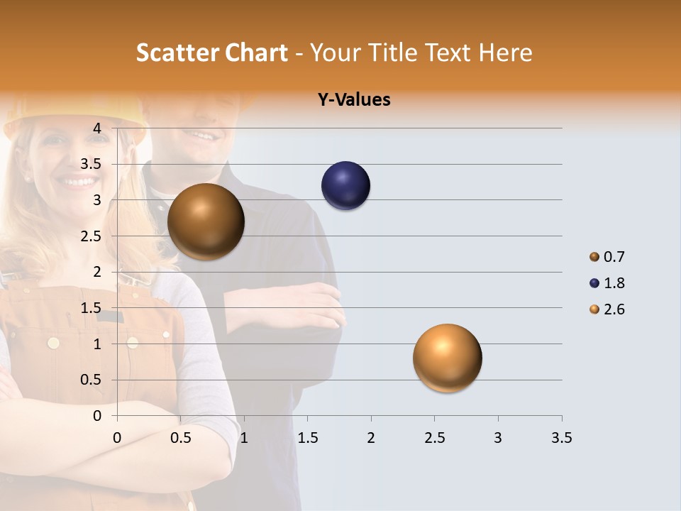 Carefree Symbol Red PowerPoint Template