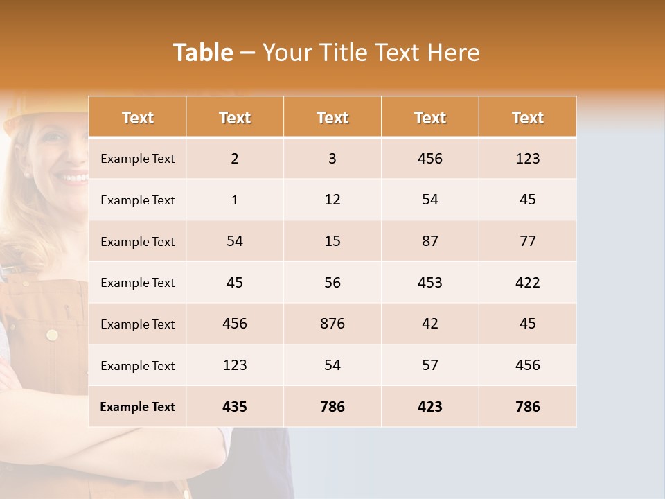 Carefree Symbol Red PowerPoint Template